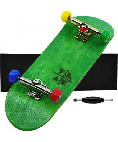 Prolific Complete Fingerboard with Upgraded Components - Pro Board Shape and Size Bearing Wheels  Bushings and Trucks - 32mm ...