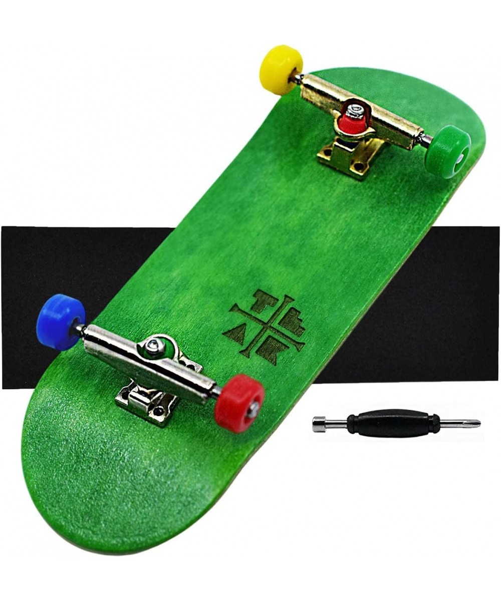 Prolific Complete Fingerboard with Upgraded Components - Pro Board Shape and Size Bearing Wheels  Bushings and Trucks - 32mm ...