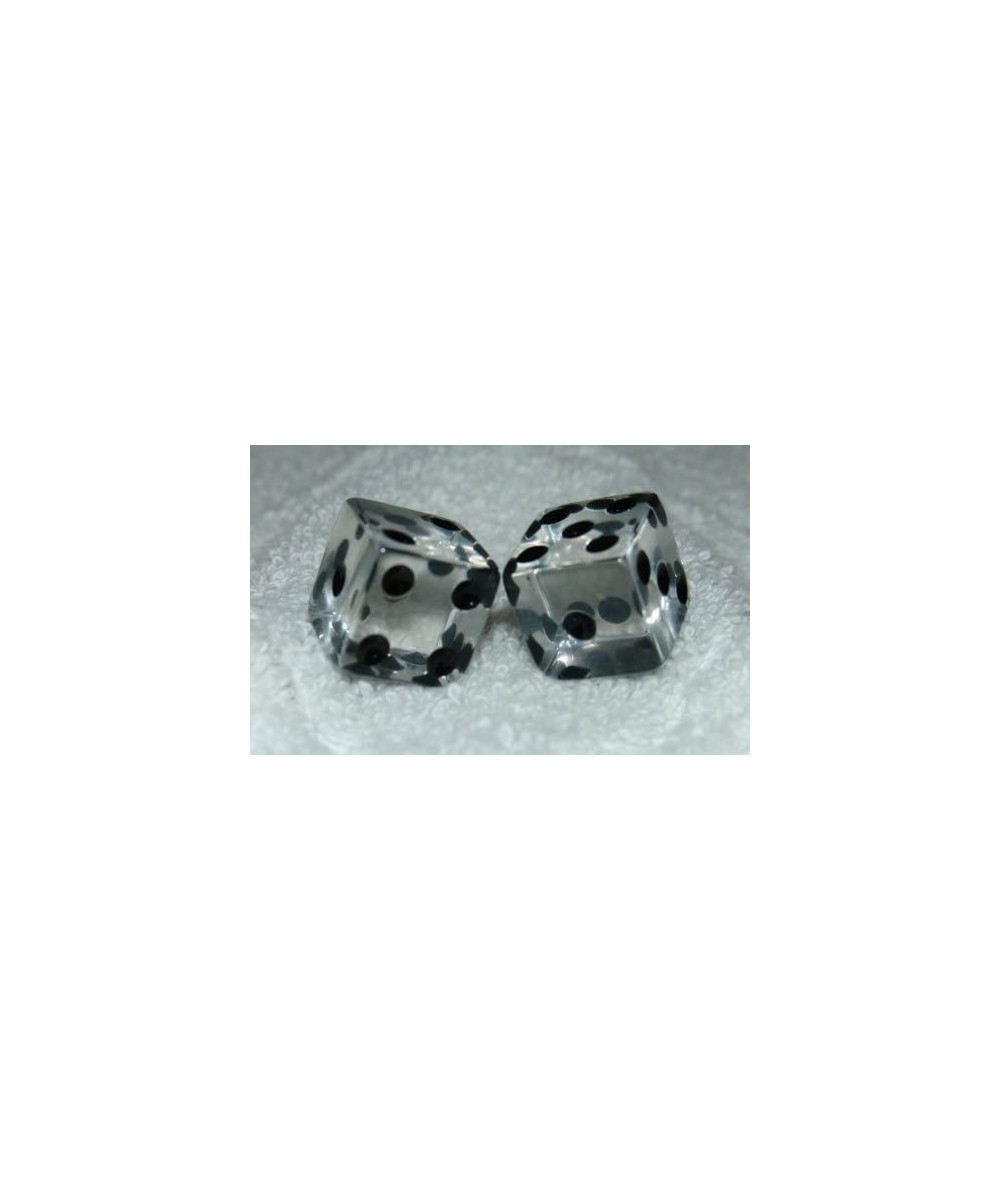 Clear Transparent Dice Pair $14.71 Game Accessories