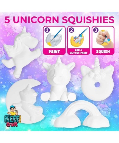 Paint Your Own Squishies - Unicorn Squishy Maker Painting Kit for Kids - DIY Arts & Crafts Gifts Toys for Girls and Boys with...