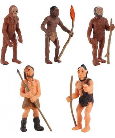 Emulation Primitive Human Models Human Evolution Model Caveman Action Figure Toys 1Set 5 Pieces $17.99 Action Figures