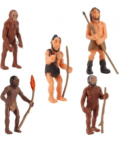 Emulation Primitive Human Models Human Evolution Model Caveman Action Figure Toys 1Set 5 Pieces $17.99 Action Figures