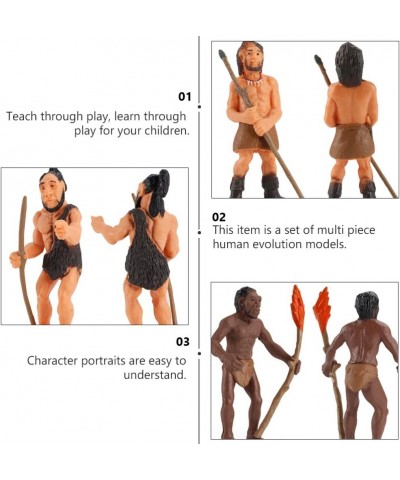 Emulation Primitive Human Models Human Evolution Model Caveman Action Figure Toys 1Set 5 Pieces $17.99 Action Figures