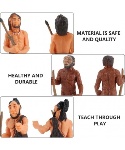 Emulation Primitive Human Models Human Evolution Model Caveman Action Figure Toys 1Set 5 Pieces $17.99 Action Figures