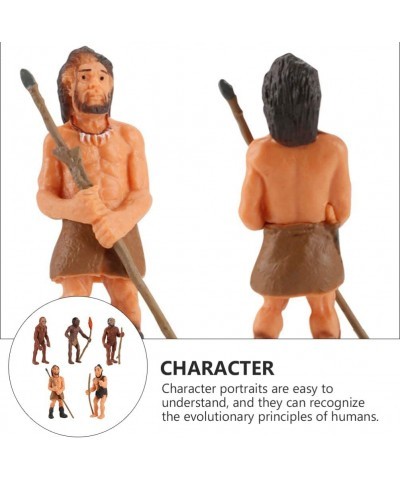 Emulation Primitive Human Models Human Evolution Model Caveman Action Figure Toys 1Set 5 Pieces $17.99 Action Figures