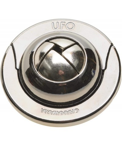 UFO Hanayama Brain Teaser Puzzle New 2019 Release Level 4 Difficulty Rating RED Velveteen Drawstring Pouch Bundled $31.76 Bra...