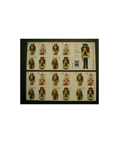 Scott 4363b Holiday Nutcrackers: Drummer Santa King Captain - Sheet of Twenty 42c Stamps $30.28 Collectible Postage Stamps