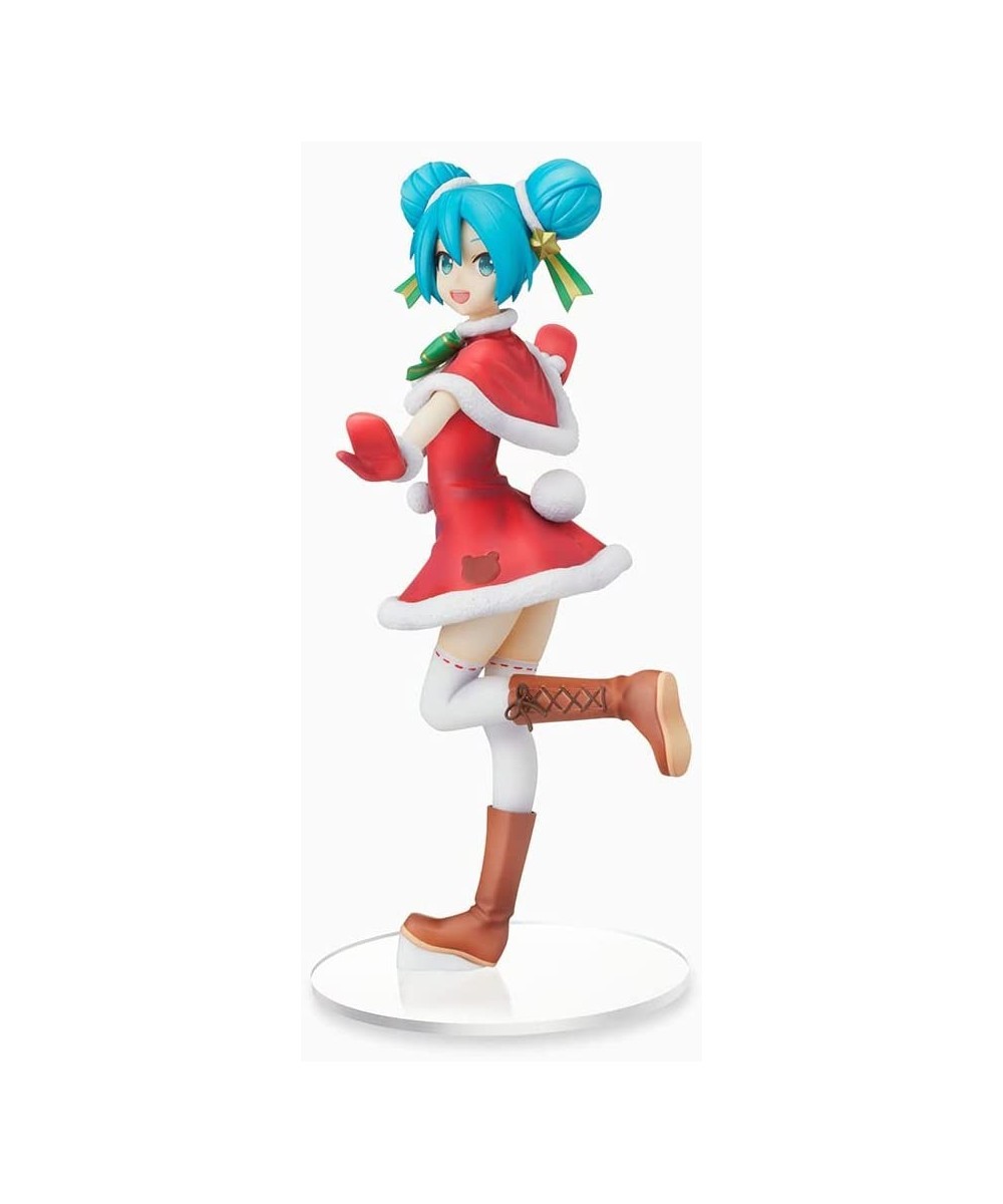 SEGA Hatsune Miku Series Super Premium Figure Hatsune Miku Christmas 2021 Figure $65.59 Action Figures