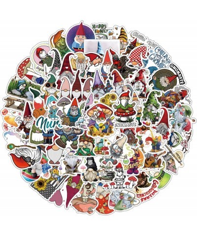 63Pcs Gnome Stickers Pack Cute Cartoon Aesthetic Vinyl Waterproof Sticker Decals for Water Bottle Laptop Phone Skateboard Scr...