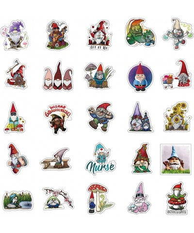 63Pcs Gnome Stickers Pack Cute Cartoon Aesthetic Vinyl Waterproof Sticker Decals for Water Bottle Laptop Phone Skateboard Scr...