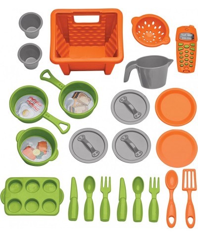 My Very Own Gourmet Kitchen Playset 23 Play Kitchen Accessories Oven Stove Muffin Tin Pots and Pans Chef Pretend Play Encoura...