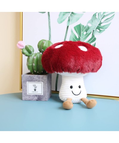 Cute Mushroom Plush Pillow Mushroom Pillows for Beds and Sofas Mushroom Plush Stuffed Animal Fun Plush Toys and Home Decor It...