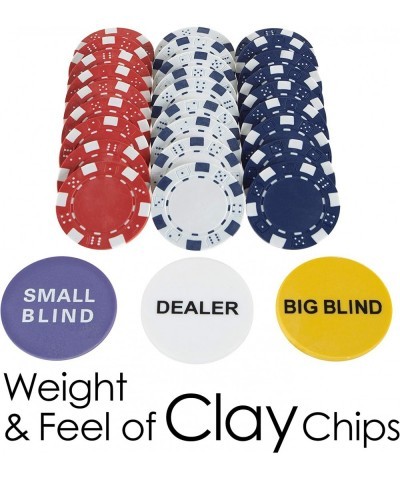 Maverick Poker Chip Set - 300 Dice Style 11.5g Silver (254782RDD) $96.03 Casino Equipment