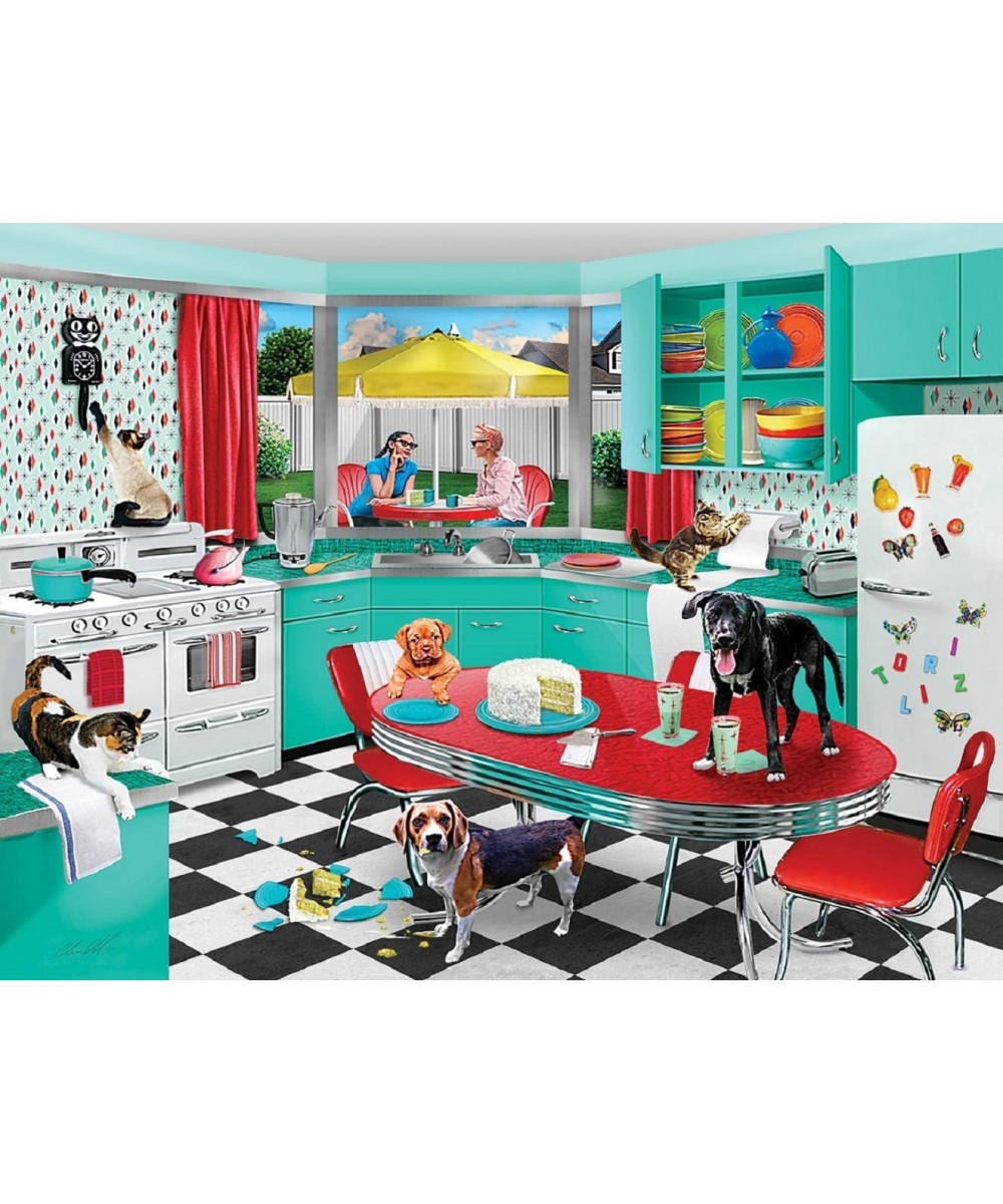 Kitchen Mischief 500 pc Jigsaw Puzzle $31.00 Jigsaw Puzzles