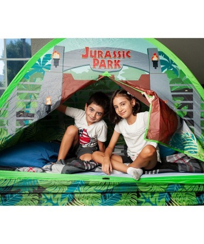 Jurassic Park Gates Indoor Bed Tent Pop-Up Canopy | 72 x 36 x 41 Inches $82.22 Kids' Play Tents & Tunnels