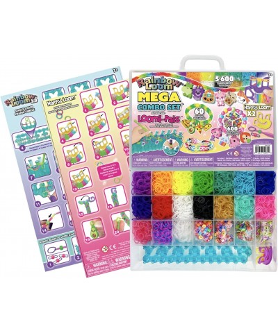 Mega Combo with Loomi-Pals Charms & Tail Upgrade Kit - Metal Hook - Pink Small $41.99 Craft Kits