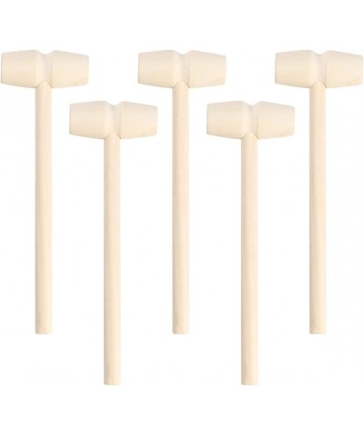 Mini Wooden Hammer Mallet Pounding Toy 10pcs Crab Mallet Lobster mallets Beating Gavel Toys Educational Toy $18.75 Early Deve...