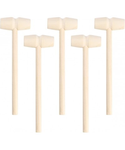 Mini Wooden Hammer Mallet Pounding Toy 10pcs Crab Mallet Lobster mallets Beating Gavel Toys Educational Toy $18.75 Early Deve...