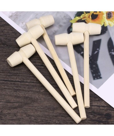 Mini Wooden Hammer Mallet Pounding Toy 10pcs Crab Mallet Lobster mallets Beating Gavel Toys Educational Toy $18.75 Early Deve...