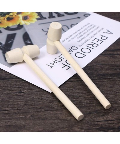 Mini Wooden Hammer Mallet Pounding Toy 10pcs Crab Mallet Lobster mallets Beating Gavel Toys Educational Toy $18.75 Early Deve...