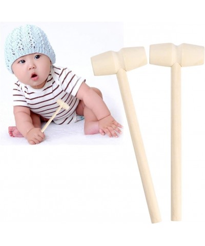 Mini Wooden Hammer Mallet Pounding Toy 10pcs Crab Mallet Lobster mallets Beating Gavel Toys Educational Toy $18.75 Early Deve...