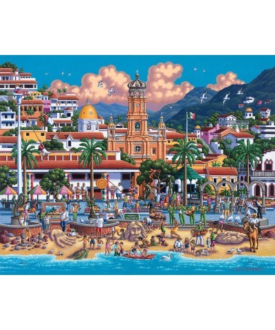 Dowdle Jigsaw Puzzle - Puerto Vallarta - 500 Piece $41.49 Jigsaw Puzzles