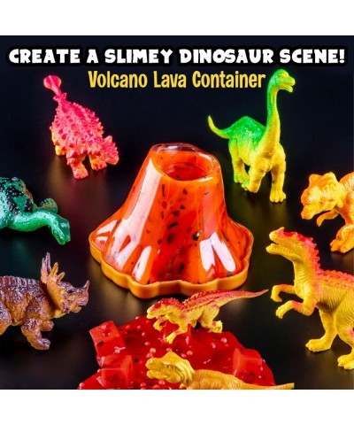 Dinosaur Slime Kit Glow in The Dark Slime Making Kit to Create Fun Slime for Boys and Dino Poop Slime for Kids Great Gift Ide...