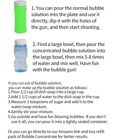 Upgrade 23 Hole Bubble Machine with Concentrated Bubble Solution（up to 300ml 2022 New Automatic Bubble Machine Outdoor Toy fo...