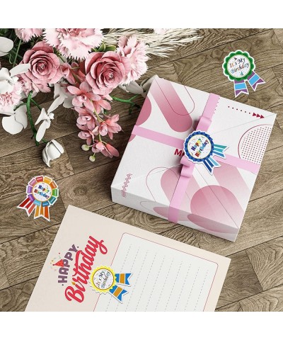 250 PCS Happy Birthday Stickers Birthday Badge Stickers for Kids Home Classroom Outing Birthday Party Gifts Box Decor 2 Inch ...