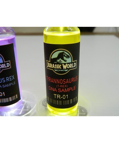 Jurassic World Dino DNA Pack Halloween Movie Cosplay Prop Real Medical Vials with Free LED Lighted Display Disc $47.29 Kids' ...