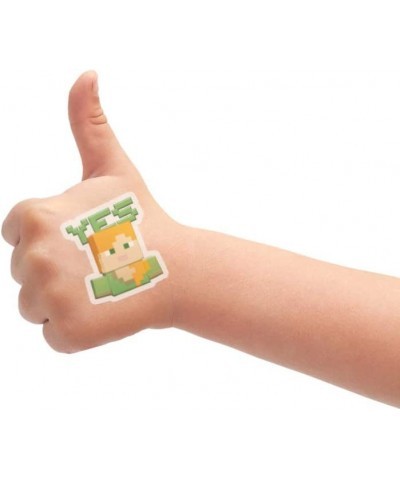 Video Game Party Favors - Pixel Mine - Temporary Tattoos for Boys Birthday - 90 Tattoos Pack of 15 - Pixel Mine Birthday Part...