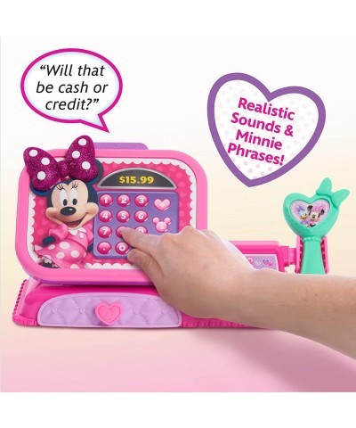 Disney Junior Minnie Mouse Bowtique Cash Register with Realistic Sounds Pretend Play Money and Scanner $24.27 Money & Banking...