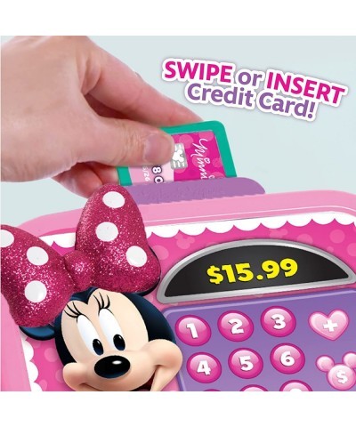 Disney Junior Minnie Mouse Bowtique Cash Register with Realistic Sounds Pretend Play Money and Scanner $24.27 Money & Banking...