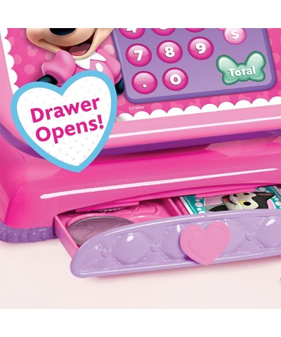 Disney Junior Minnie Mouse Bowtique Cash Register with Realistic Sounds Pretend Play Money and Scanner $24.27 Money & Banking...