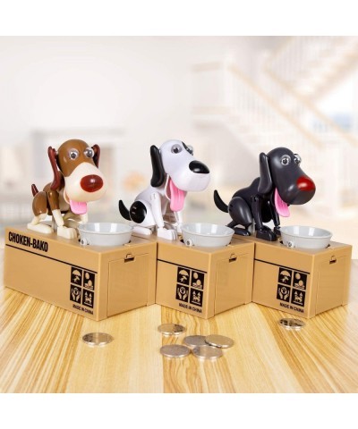 Piggy Bank My Dog Piggy Bank Robotic Coin Munching Toy Money Box Saving Money Coin Bank (Brown) $22.34 Kids' Money Banks