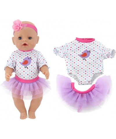 Doll Clothes 4 Sets Doll Fashion Outfits Fit for 18 inch Girl Doll 15-17 inch Baby Dolls $37.41 Doll Accessories