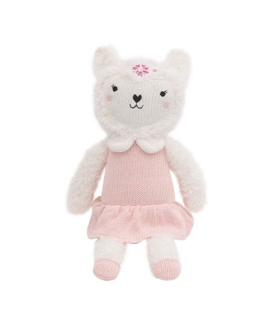 Lolly The Llama 12” White and Pink Knit Plush Stuffed Animal $35.55 Stuffed Animals & Teddy Bears