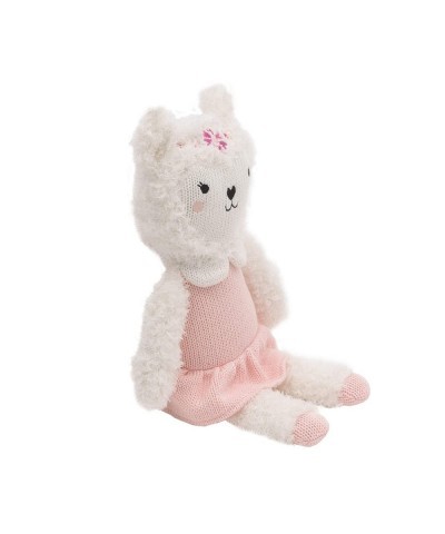 Lolly The Llama 12” White and Pink Knit Plush Stuffed Animal $35.55 Stuffed Animals & Teddy Bears