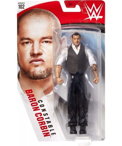 WWE Constable Corbin Basic Series 102 Action Figure in 6-inch Scale with Articulation & Ring Gear $43.47 Action Figures