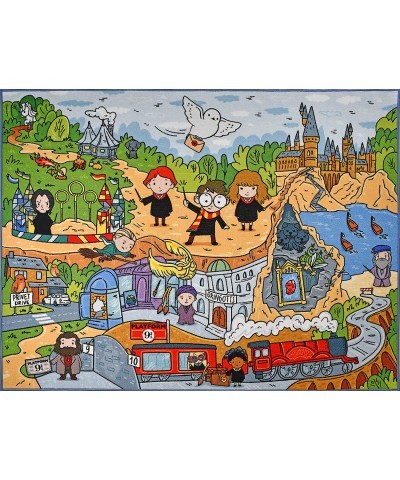 I Harry Potter Wizarding World Adventure Activity Game Play Area Rug Carpet for Kids and Children Bedrooms and Playroom $95.3...