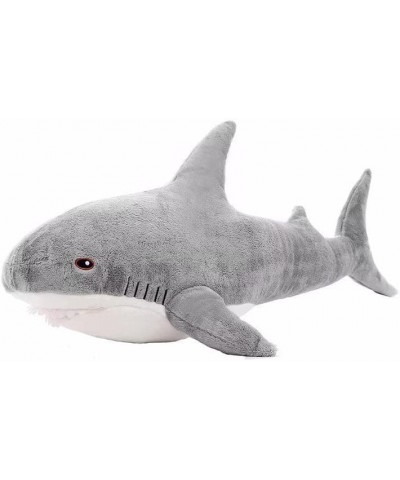 Shark Plush Stuffed Animal Gray Shark Plushies Pillow Large Cute Ocean Animal Plushie Soft Plushy Toys Boys Girls Kids Womens...