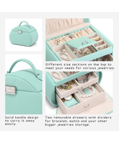 Princess Style Jewelry Box Half-Moon Design Fabulous Girls Gift (Green) $69.82 Children's Jewelry Boxes