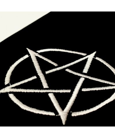 Pentacle Velvet Tarot Bag Black Cloth Purse 8" 5" Embroidery Pentagram Velvet Pouch Tarot Card Holder(Bag) Tarot Pouch $22.18...