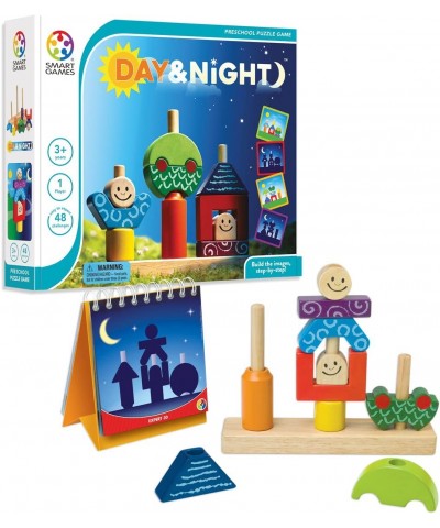 Day & Night Wooden Cognitive Skill-Building Puzzle Game Featuring 48 Playful Challenges for Ages 2+ $50.51 Early Development ...