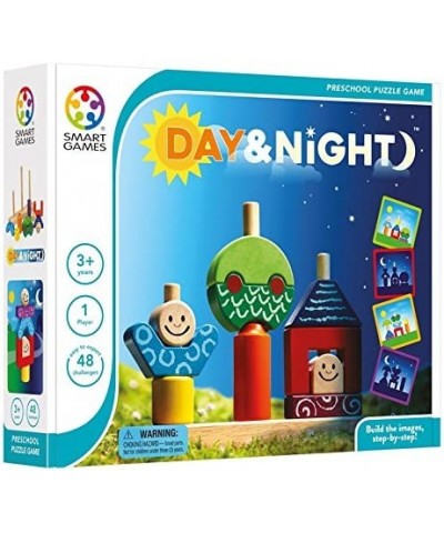 Day & Night Wooden Cognitive Skill-Building Puzzle Game Featuring 48 Playful Challenges for Ages 2+ $50.51 Early Development ...