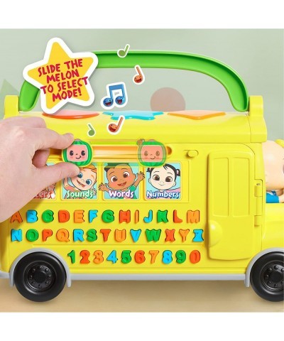 CoComelon Musical Learning Bus Number and Letter Recognition Phonetics Yellow School Bus Toy Plays ABCs and Wheels on the Bus...