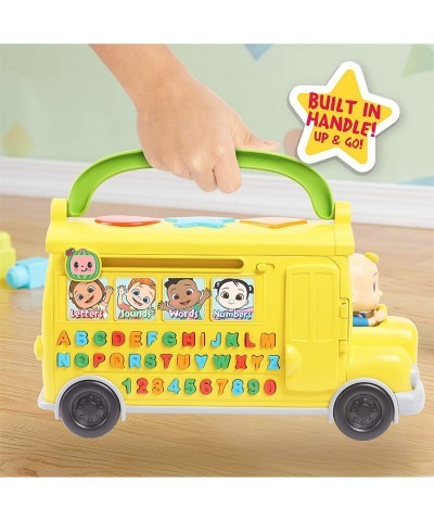 CoComelon Musical Learning Bus Number and Letter Recognition Phonetics Yellow School Bus Toy Plays ABCs and Wheels on the Bus...