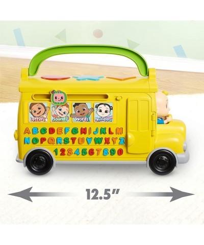 CoComelon Musical Learning Bus Number and Letter Recognition Phonetics Yellow School Bus Toy Plays ABCs and Wheels on the Bus...