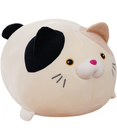 Very Fat Calico Cat Kitten Stuffed Body Pillow Soft Kitten Plush Chubby Kitty Cat Toy Cute Anime Cat Plushie Cartoon Kitten D...