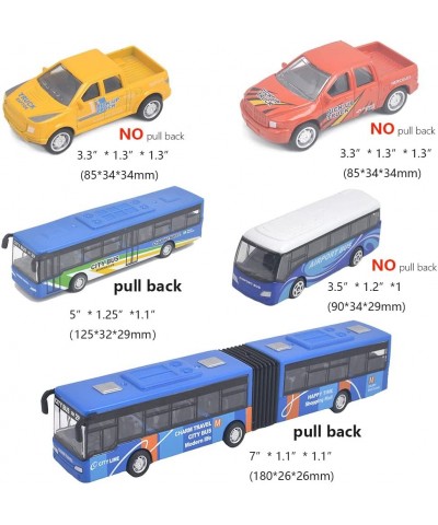 Die Cast Metal Toy Cars Set of 5 New York City Bus and Vehicle for Boys Girls Birthday Gift $40.49 Kids' Play Buses